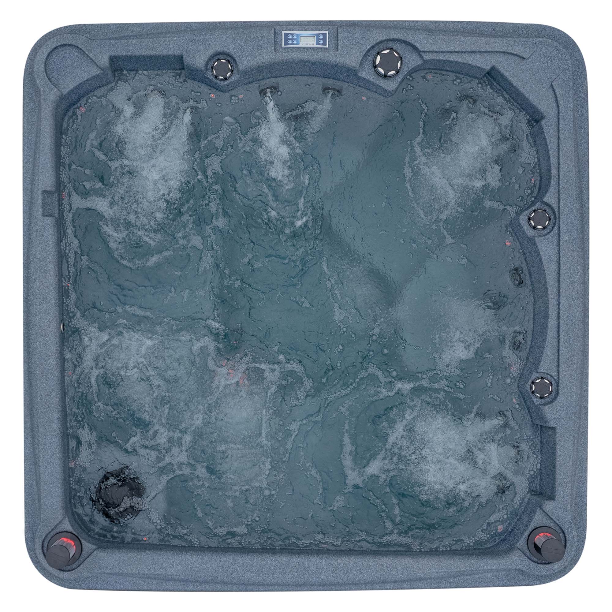 Freestanding Rectangle Spa Hot Waterfall Bubble Bath Tub Control Panel rotational moulding Massage Bathtubs