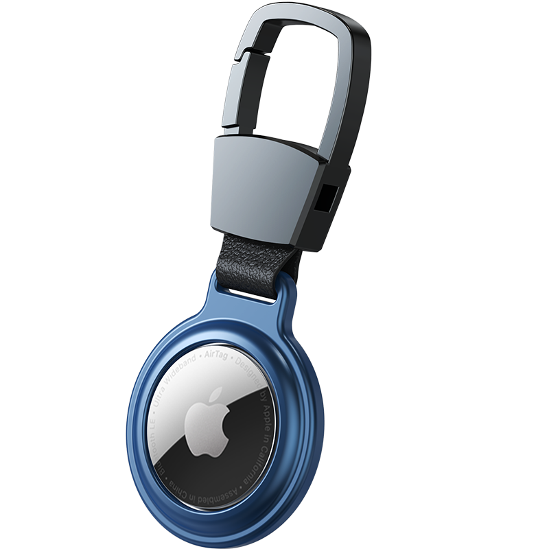 Чехол для Apple Airtag, кожаный магнитный металлический защитный чехол для Apple Locator Tracker, устройство против потери, брелок, держатель Airtag