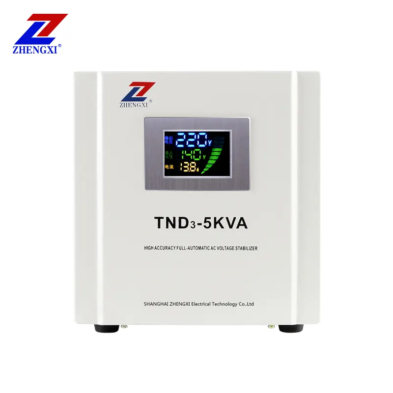 TND3-5KVA low voltage type intelligence automatic AC Voltage Regulator stabilizer
