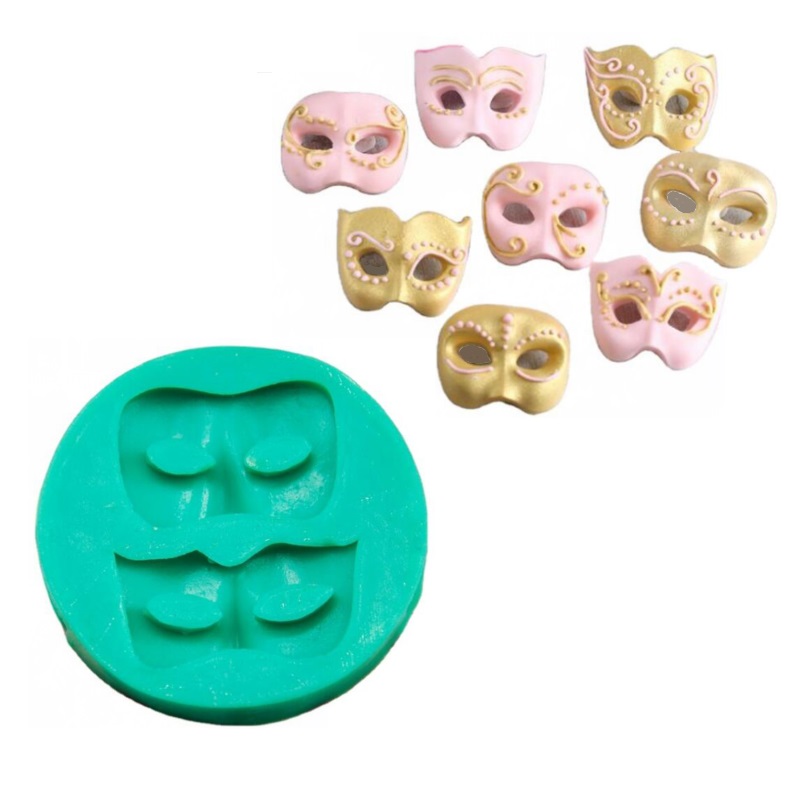 3d маска Amazon, силиконовая форма для помадки, оптовая продажа, маска для ужина, силиконовые инструменты для украшения тортов, самодельное ремесло, форма для шоколада