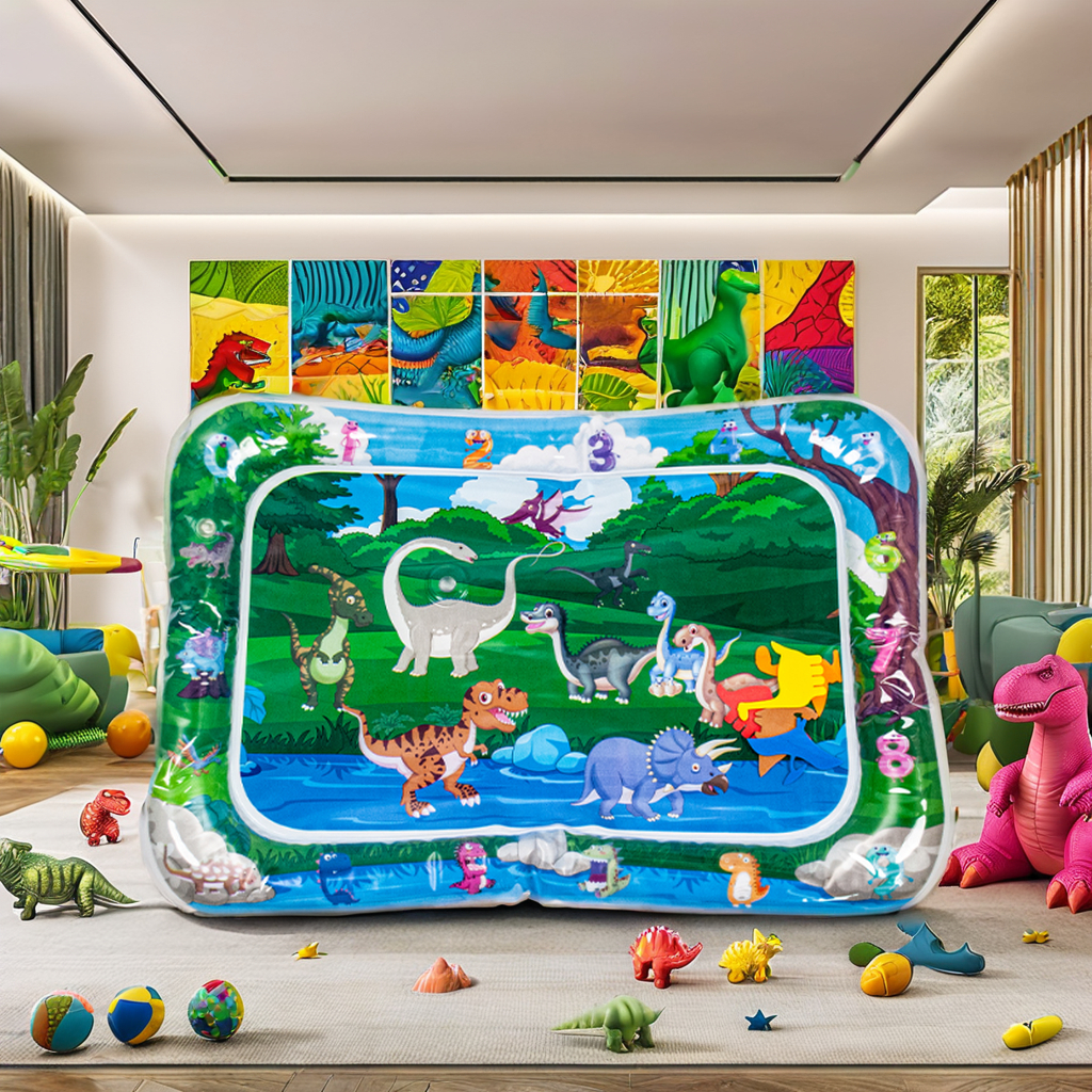 Factory Wholesale Unisex PVC Inflatable Playmat Large Non-Toxic Soft Sports Toy for Kids and Babies to Clap and Play