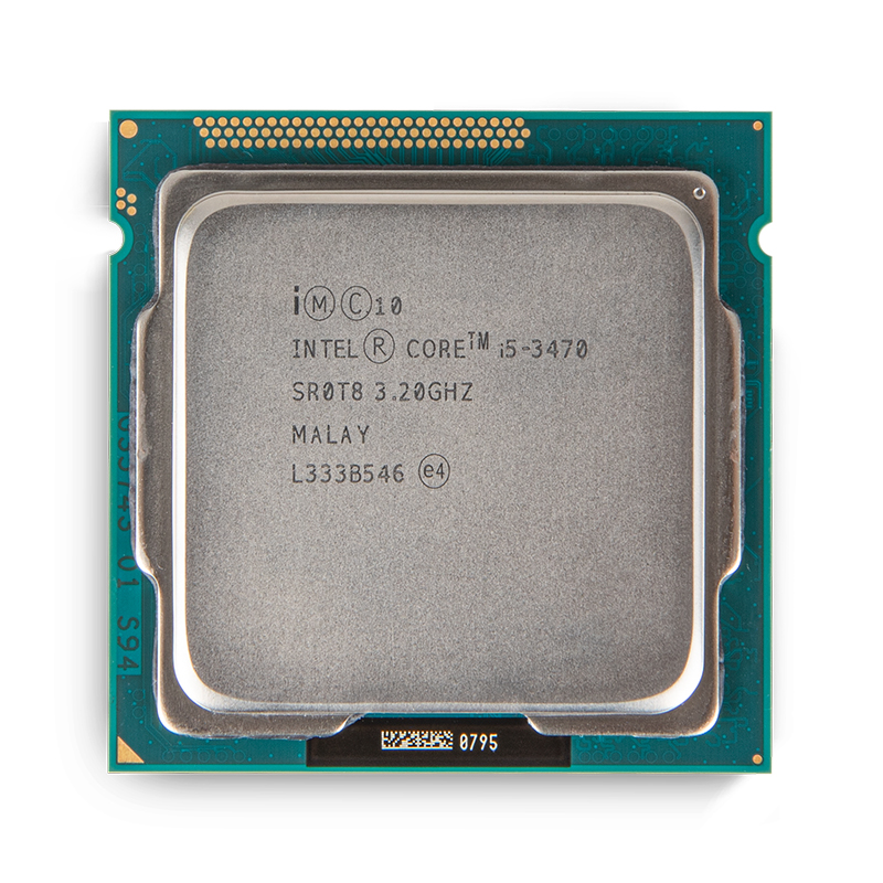 I5-3470 процессор Количество ядер процессора для процессор Intel Core CPU 3,2 ГГц 22NM 77Wr LGA 1155 Интер i5 процессор 6 Мб настольный процессор i5 б/у