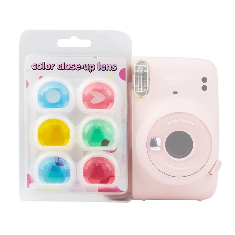 Fast Shipping 6 PCS / Set Jelly Six Colors Camera Filter for Fujifilm Instax mini 11