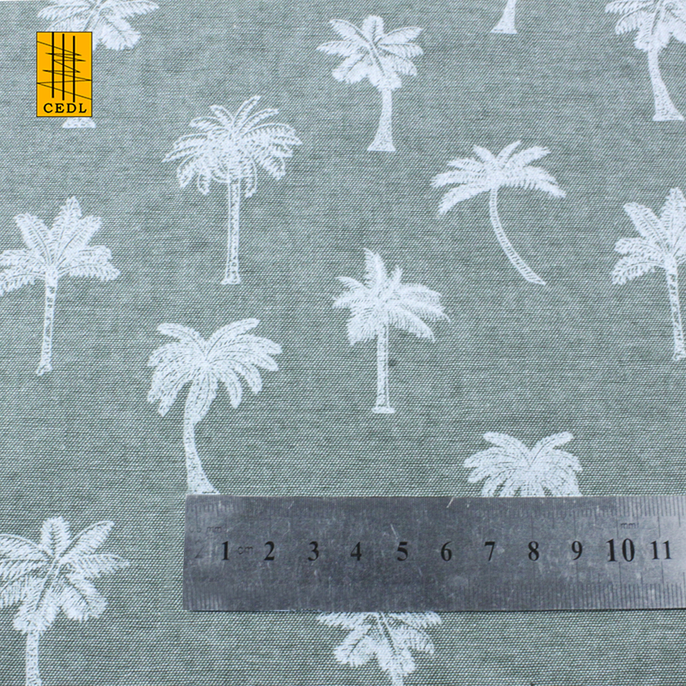 240Gsm Bangkok Green Colourful Digital Printed Super Wax Cotton Fabric For Blouse
