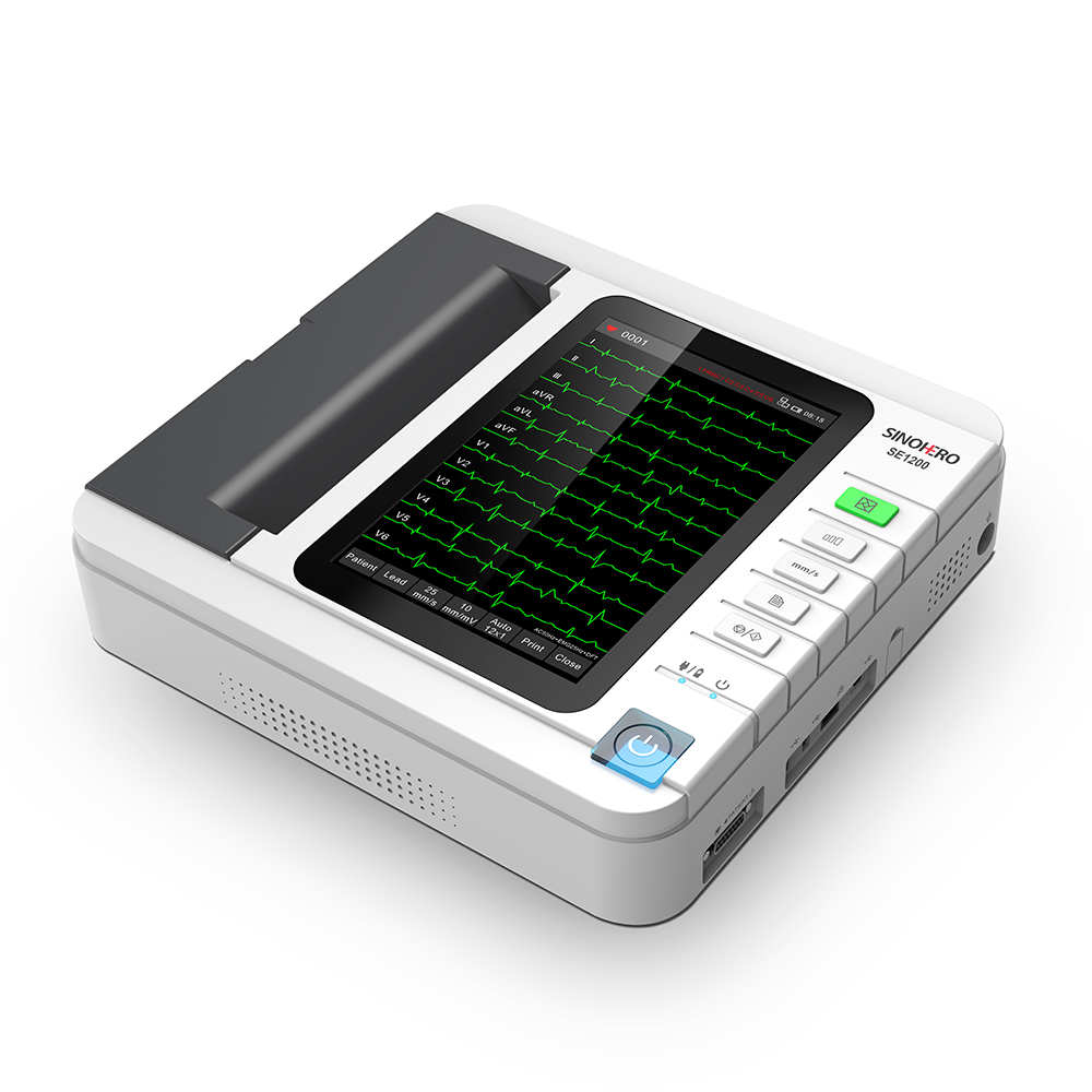 Hospital Equipment Portable Ecg Electrode Production Machine 3 Channel Ecg Machine