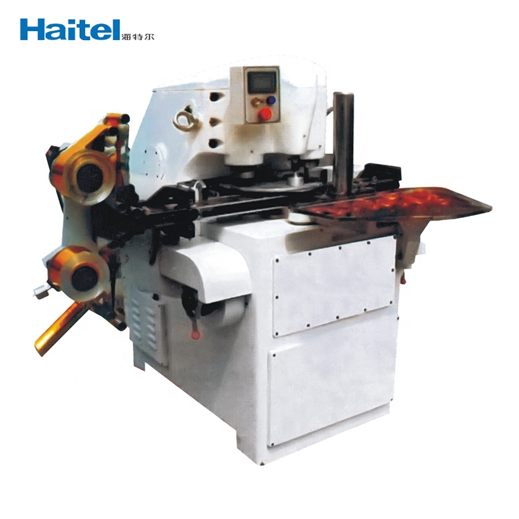 chocolate bar foil covering and knurling wrapping machine HTL-200A