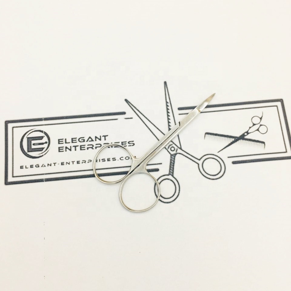 Wholesale Professional Finger Nail Scissors Stainless Steel Manicure Silver Nail Scissors