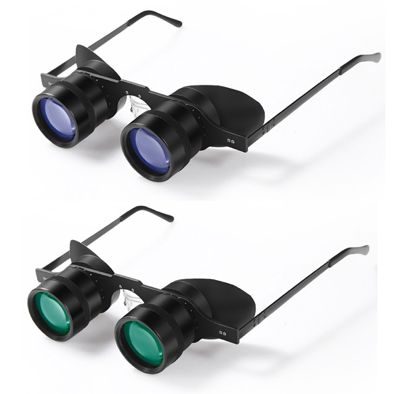 Fishing Glasses Binoculars 10x34 Waterproof HD Night Vision Binocular Portable Super Light Fishing Telescope For Outdoor Hunting