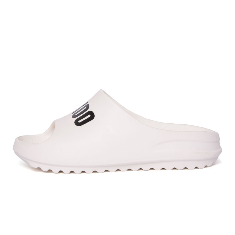OEM fashion white slippers footwear custom logo mens PVC sandals