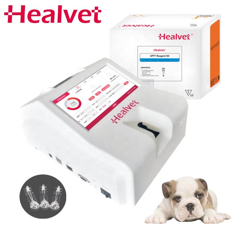Veterinary Clininc POCT Animal Semi-auto Blood Optical Coagulation Analyzer For Vet With Printer