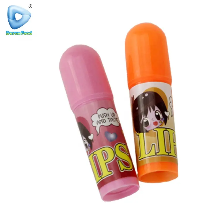 Sweets Wholesale Fruity Flavor Pop Lipstick Hard Lollipop Candy Sweet