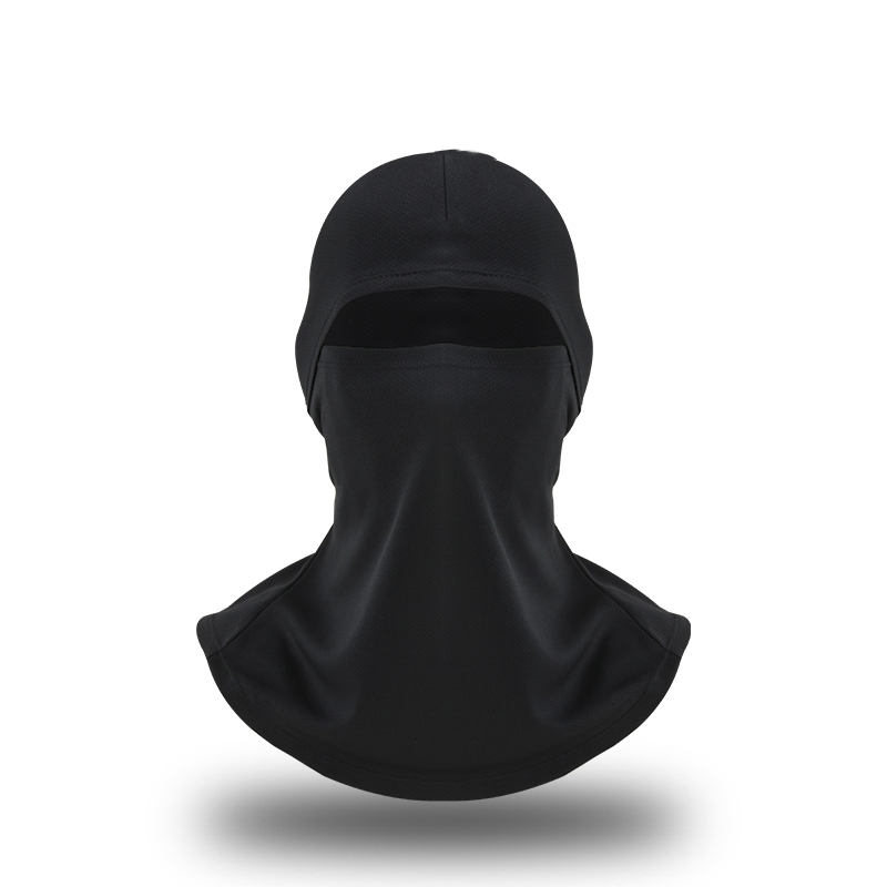 Moisture wicking outdoor riding windproof extended hem headgear Cs tactical full face mask