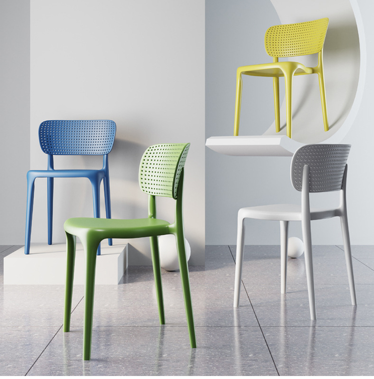 Outdoor Patio Hotel Cafe Restaurant Wedding Banquet Party Stackable PP Plastic Coffee Dining Chair For Event