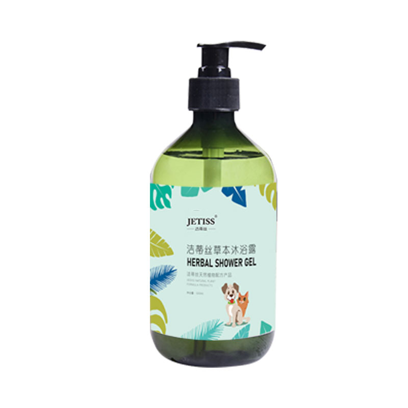 Natural gentle pet shampoo and shower gel for skin diseases long-lasting fragrance without hurting hands