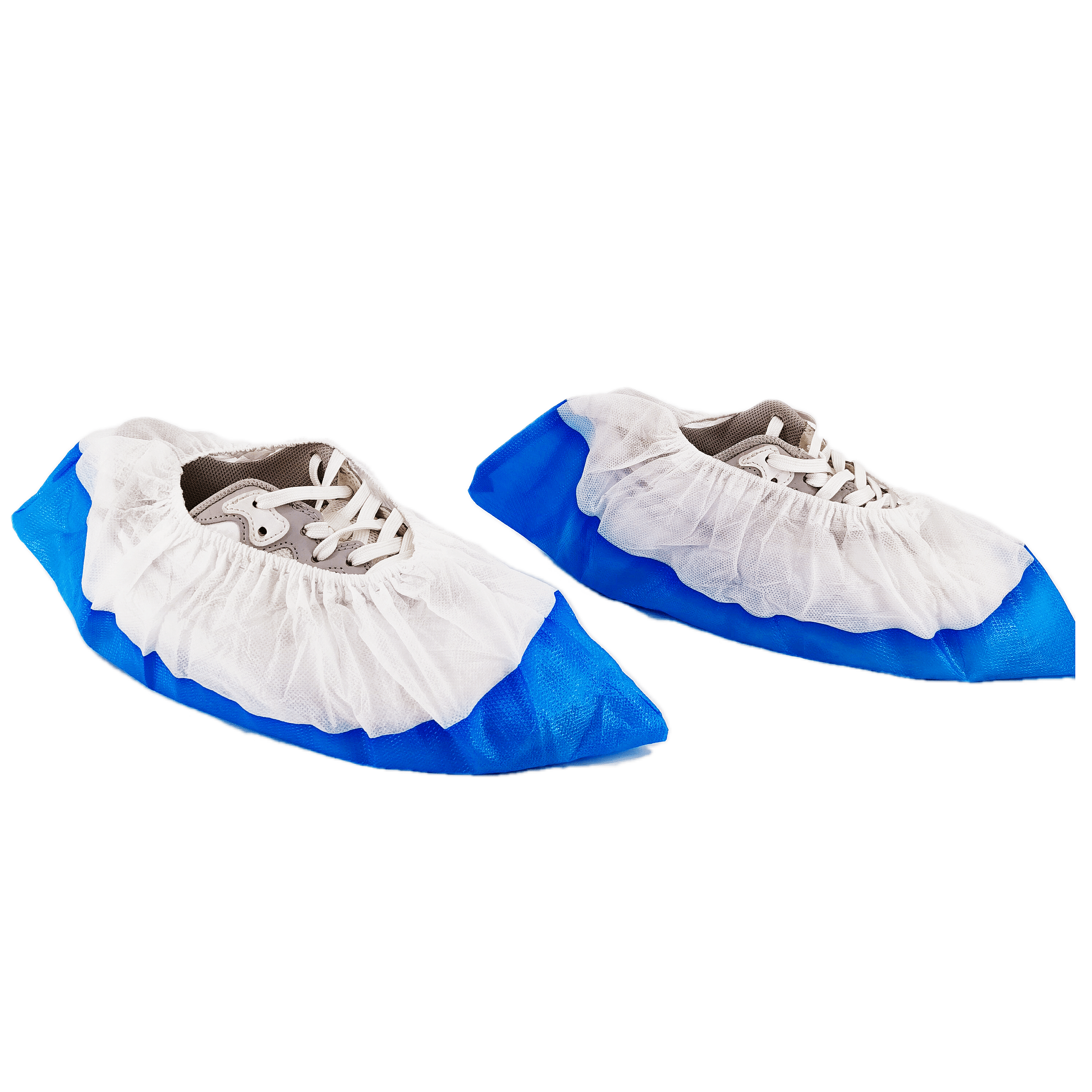 disposable Anti-slip waterproof shoe coveDisposable CPE+PP material shoe cover blue color