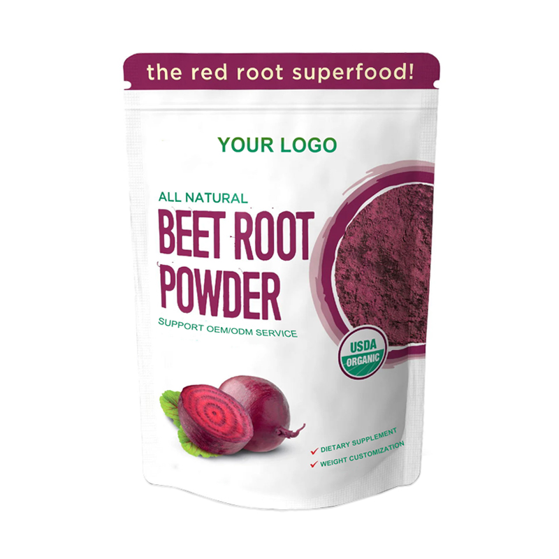 Wholesale Super Food Freeze Spray Dried Beetroot Powder Soluble Beet Root Juice Powder Organic Fermented Beetroot Extract Powder
