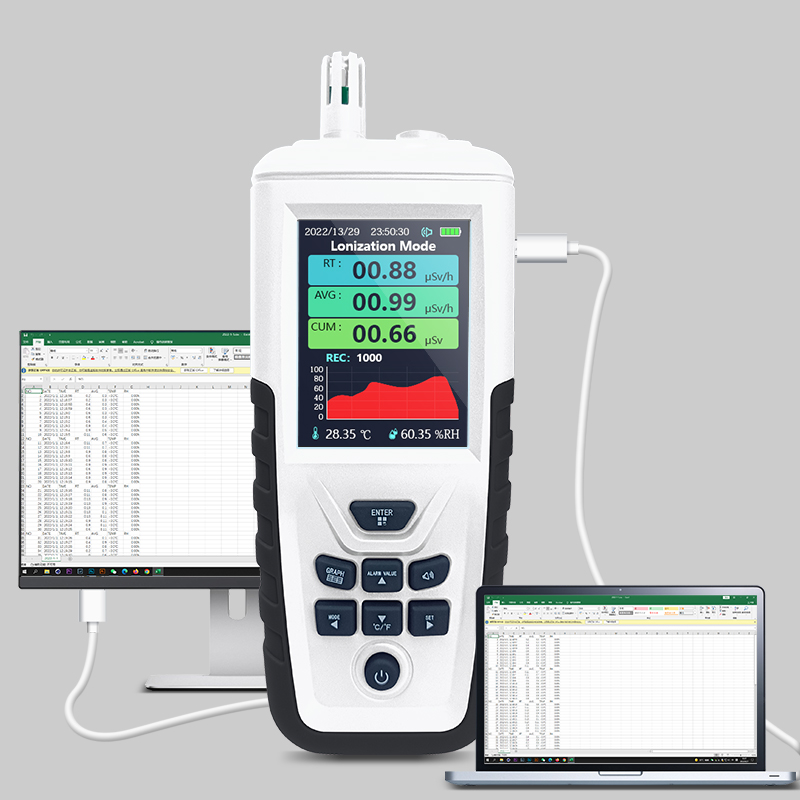 DEYI TC-8500 EMF измеритель электромагнитного излучения детектор цифровой электромагнитный контроль температуры компании "полевой тестер