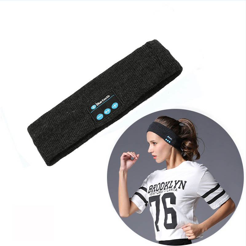 2021 пользовательский Фитнес Музыкальный повязка Bluetooth наушники эластичная повязка для волос спортивная повязка на голову