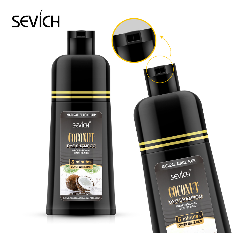 Hot Sale Non-Toxic Hair Coloring Healthy Natural Hair Dye Shampoo