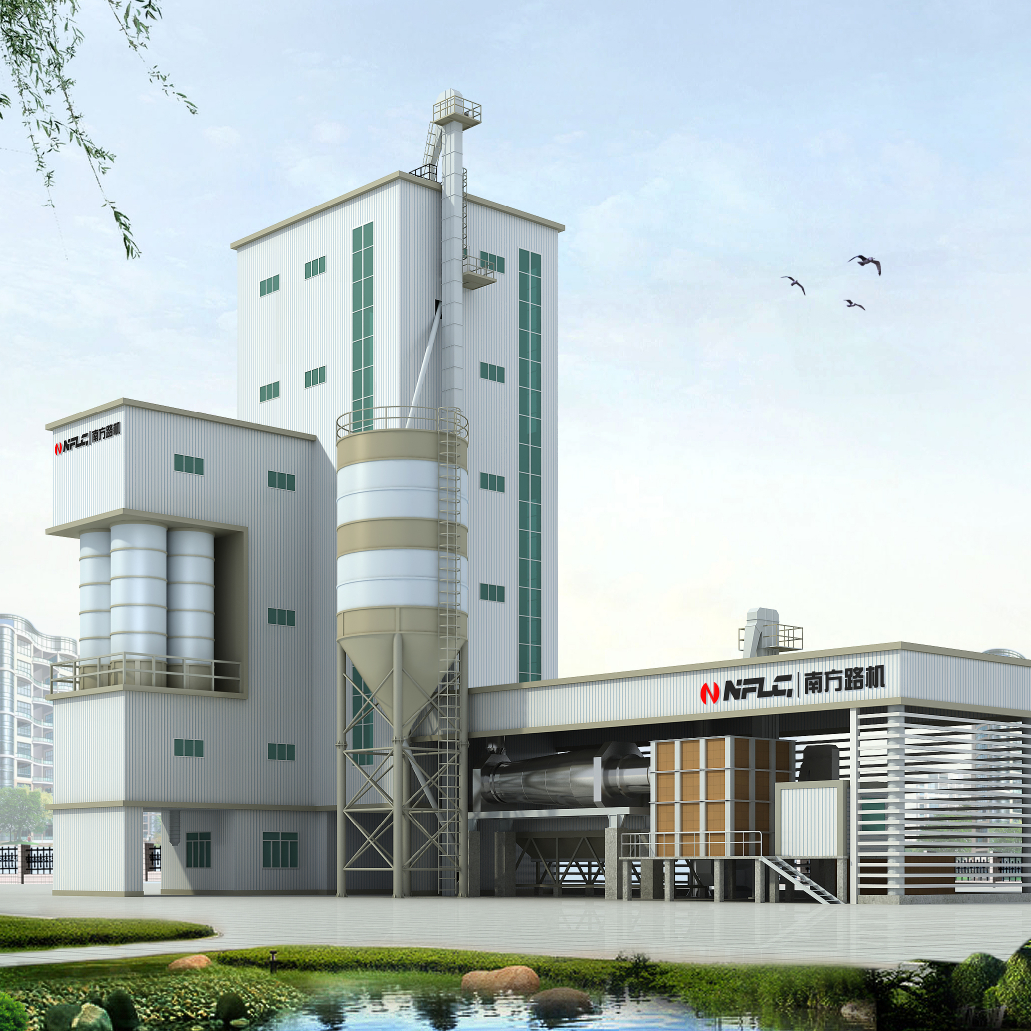 FBJ2000 ladder type dry mix mortar production plants with CE ISO certificate automatic