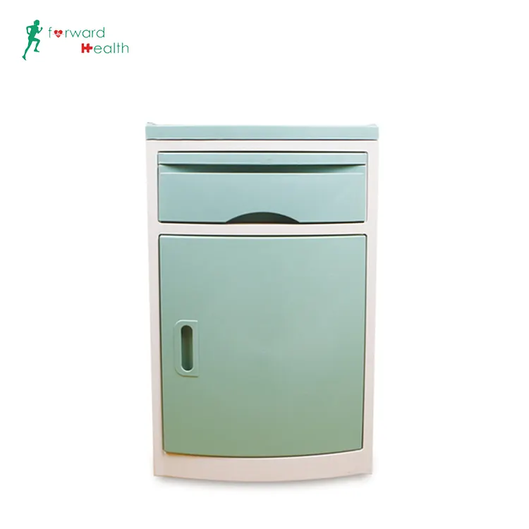 Hospital Furniture Hospital Detachable ABS Bedside Cabinet bedside locker with casters