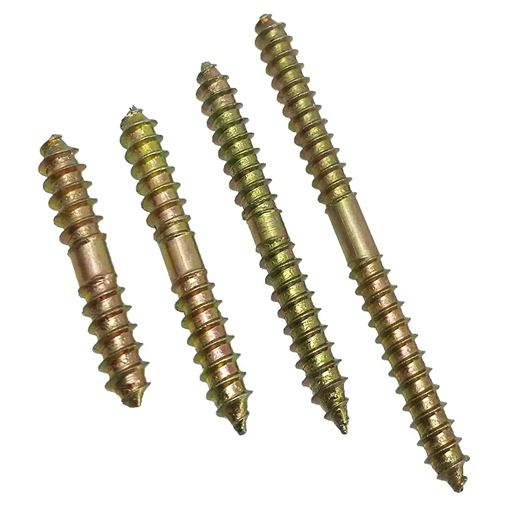 Furniture Screws Double End Threaded Hanger Bolts Self Tapping Wood Screws