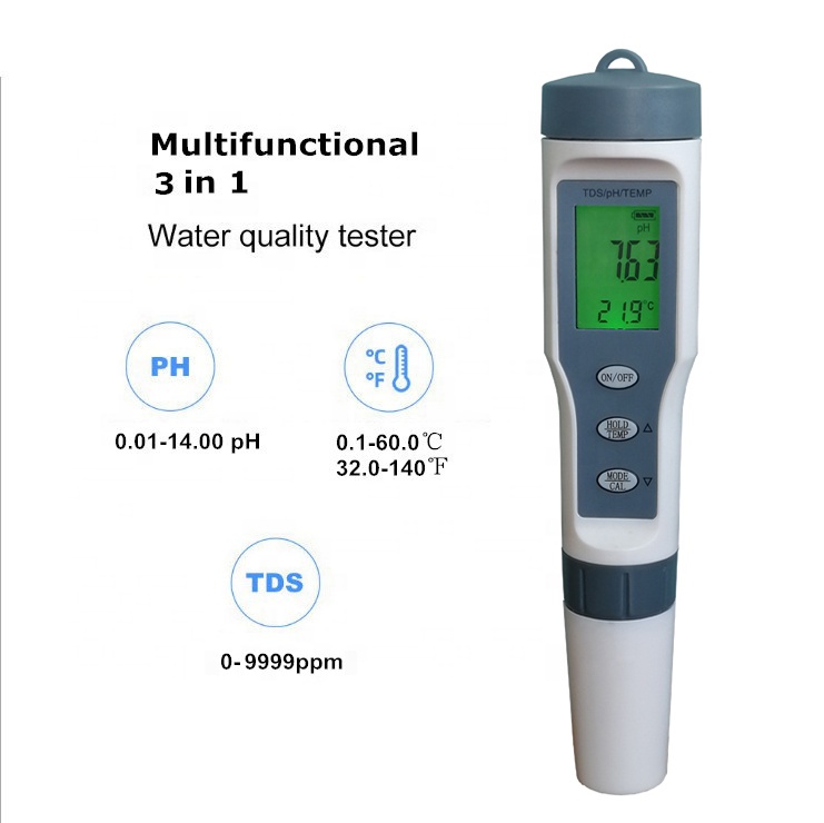 Мультиметр воды ph tds Температурный датчик воды tds Температурный датчик medidor de ph agua многопараметрический Измеритель Качества Воды цена