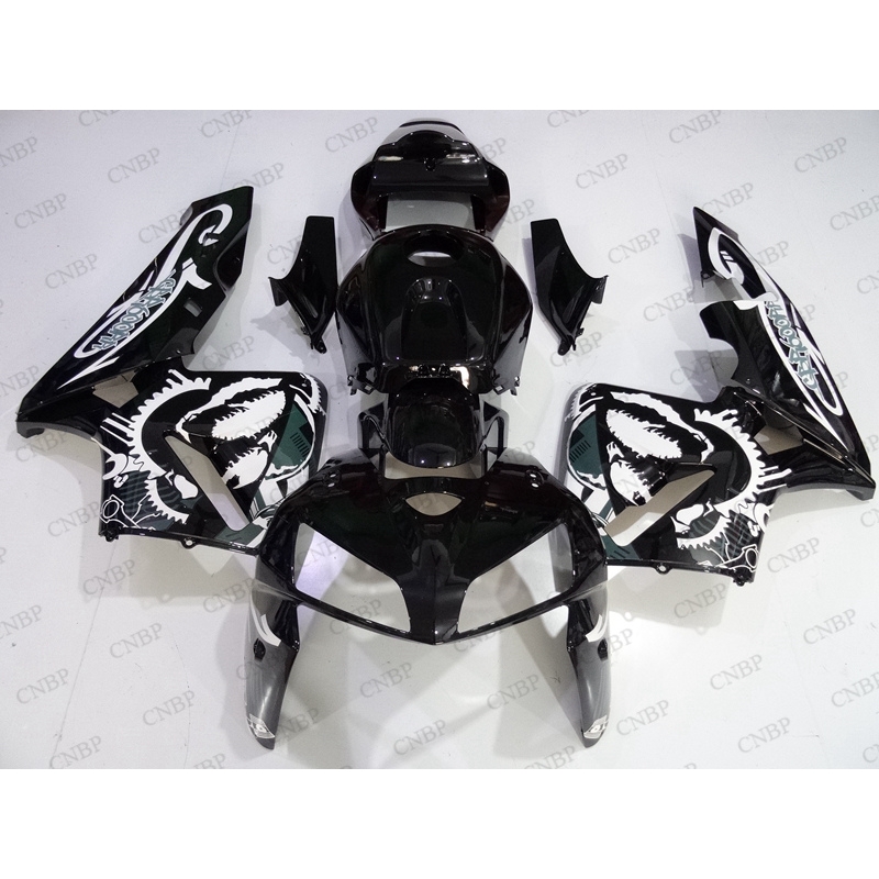 Обтекатели CBR600 RR 2005, Обтекатели CBR 600RR 2005, Обтекатели для кузова CBR 600 RR 2005-2006, комплекты обтекателей черного цвета