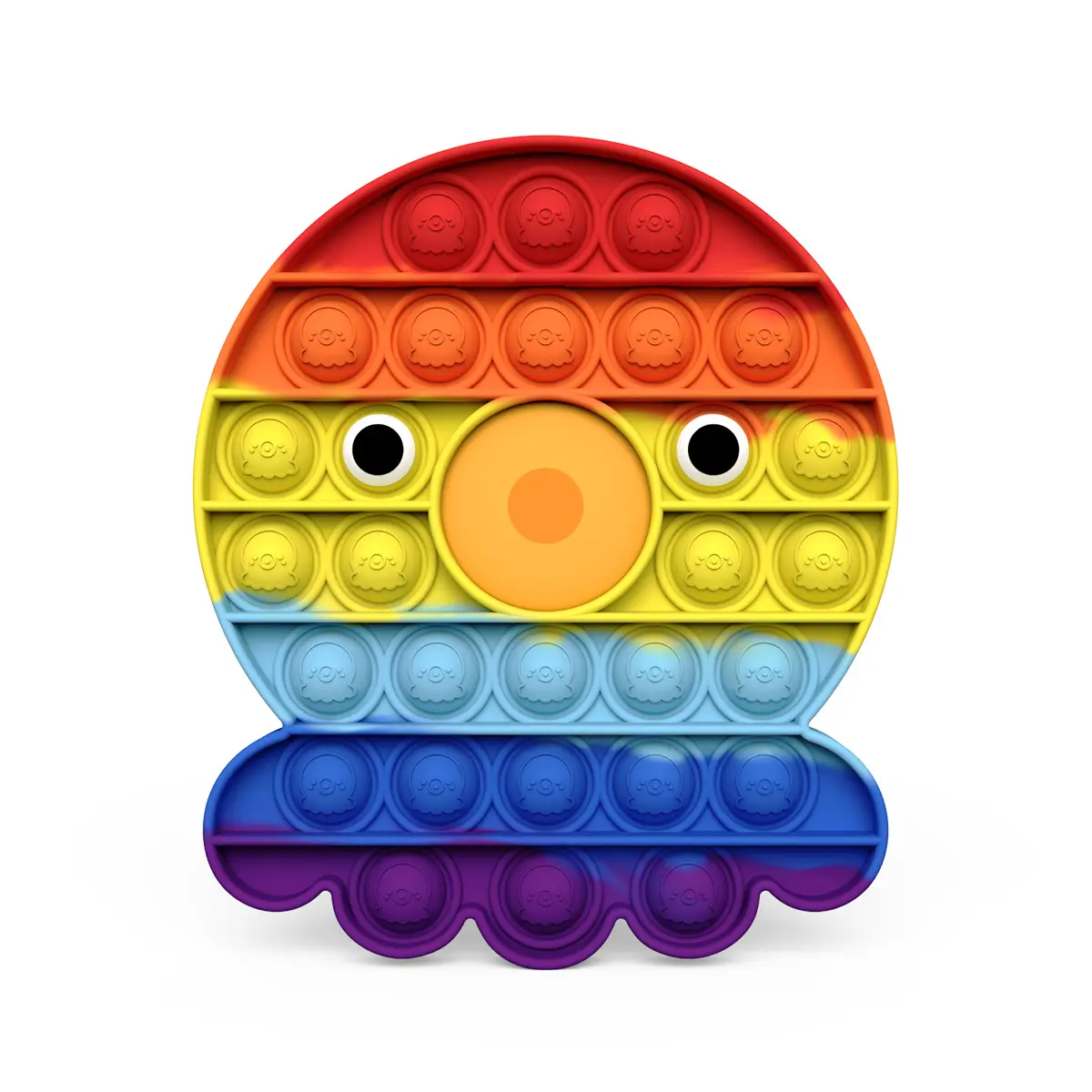 Wholesale 2021 Hot sale cheap rainbow fidget toy push toy game desktop toys antisress relief game