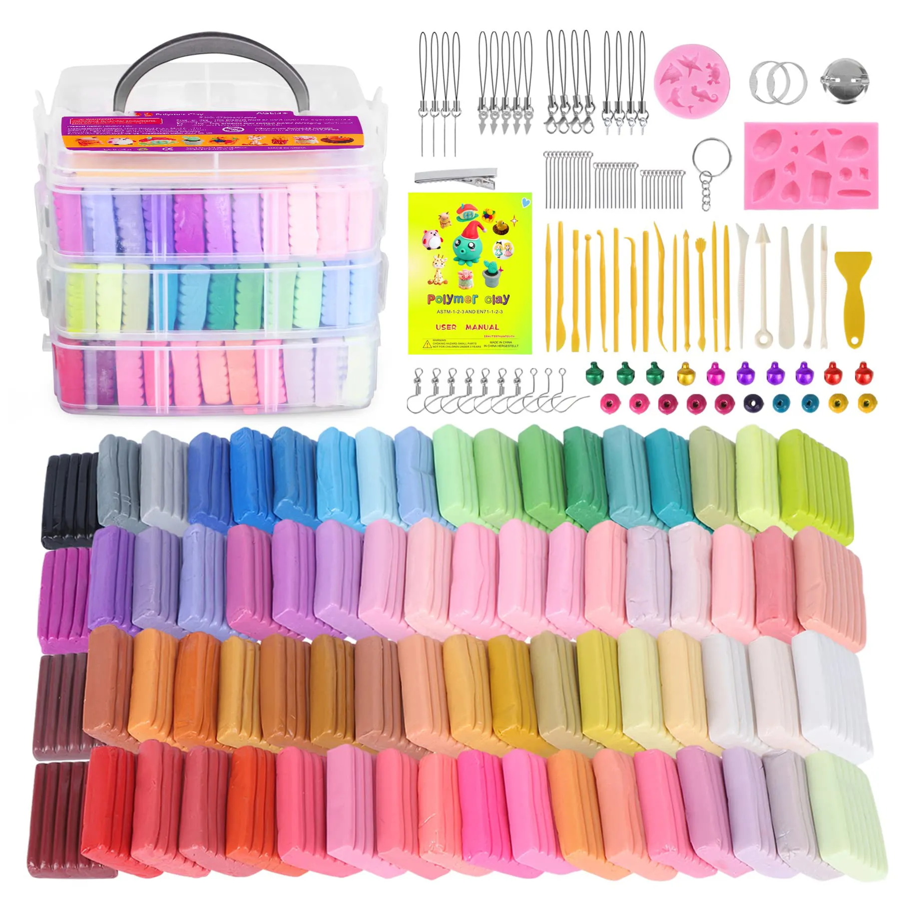Diy 24 36 48 нетоксичный пластилин, детские игрушки, полимерная воздушная сухая глина, супер легкая развивающая тесто, глина/