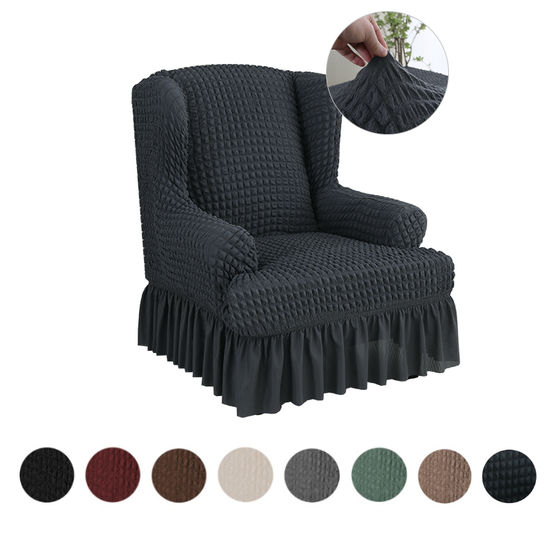 Высококачественные прочные чехлы на кресла wingback противоскользящие защитные чехлы из спандекса для диванов и стульев