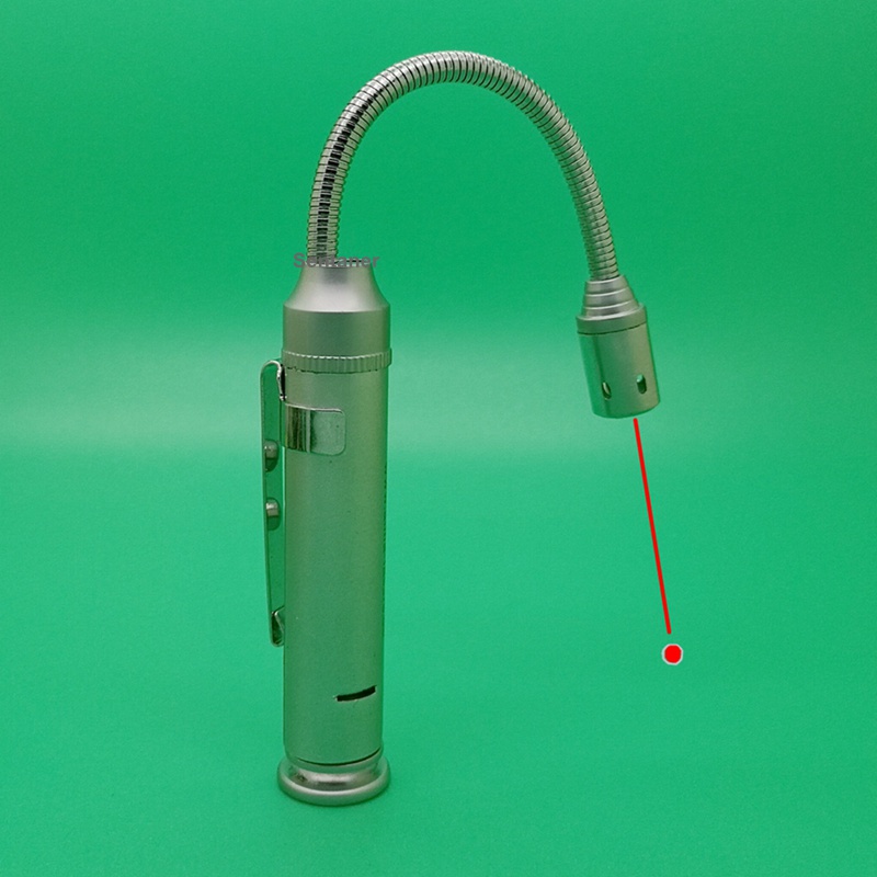 Magnet flexible tube magnetic LED flashlight red laser pointer