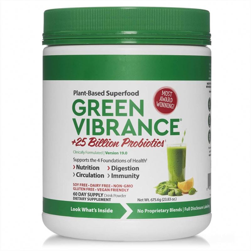 Private Label Vegan Juice Greens Superfood Powder with Mixed Veggie Ingredients for Immune Support Supplement