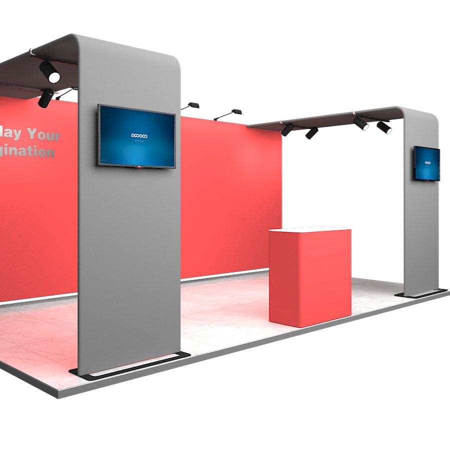 High quality Custom 10x20ft Portable modular trade show display booth stand