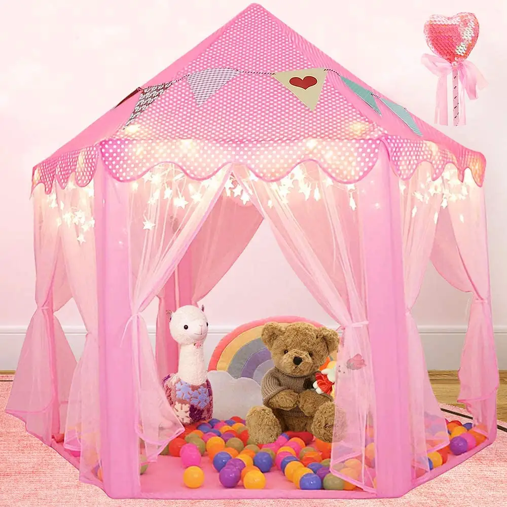 Baby Tent Tulle Hexagonal Tent Baby Decoration Play Room Princess Play Castle Tent Toy Room Wholesale