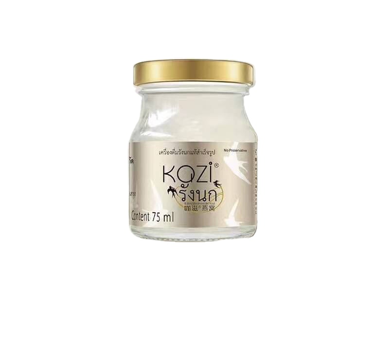 Красота эластин Роза ферментированный Таиланд KOZI продукты для здоровья Мгновенное Птичье гнездо 3 упаковки (75 мл)