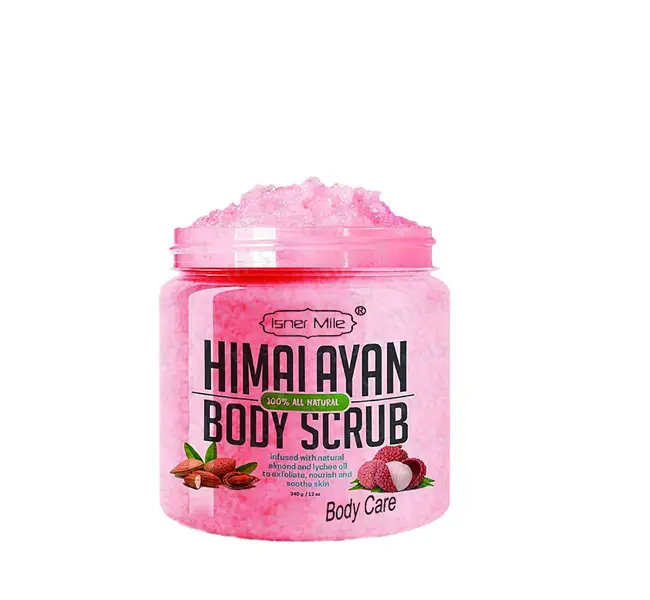 [MISSY] OEM / ODM Private label Almond and Lychee Himalayan Body Scrub