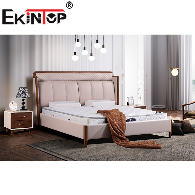 Ekintop роскошный новый дизайн двуспальная кровать мебель для спальни pu кровать с массажем