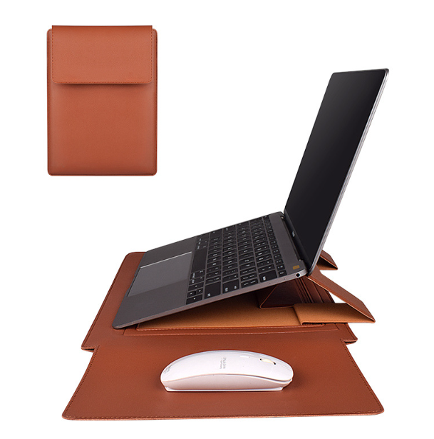 Новый дизайн, чехол для Macbook, универсальный чехол для ноутбука с подставкой и внутренним рукавом, защитный кожаный чехол