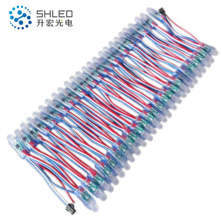 WS2811 / UCS1903 12 мм DC5V RGB Pixel Рождественская светодиодная гирлянда с управлением SPI