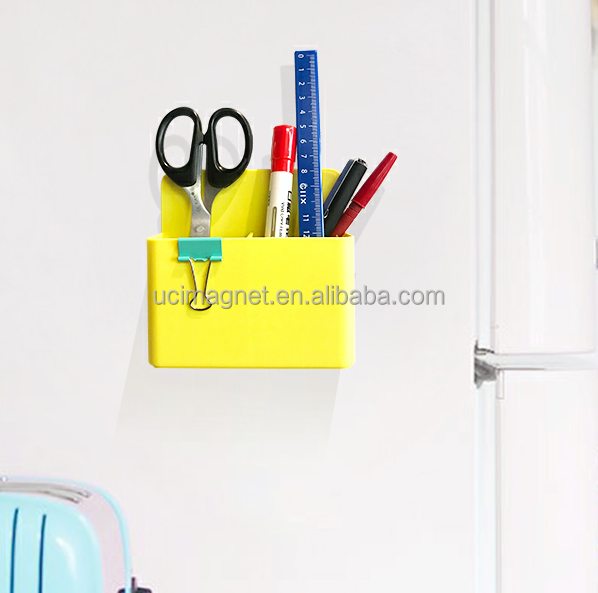 UCI Dropshipping Hot Product Magnetic Plastic Pocket Removable Useful 10 Pcs Per Set Pen Holder With Custom