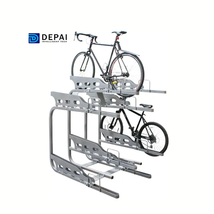 High Capacity Double-deck Bike Storage Parking Racks Bicycle Rack Stand