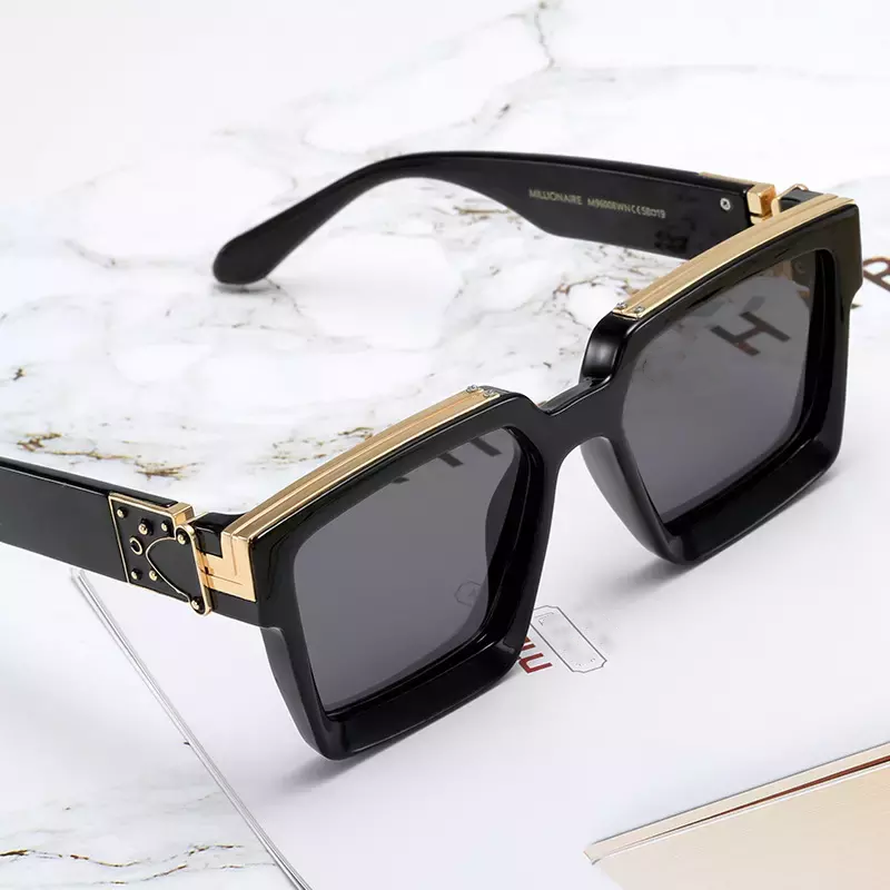 Famous Brand Newest Square Hot Fashion Brand Designer Millionaire Sunglasses Mens Sol 2023 Luxury Women Sun Glasses Sunglasses