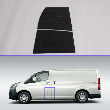 Крышка для топливного бака Toyota HiAce шестого поколения (H300) 2019 2020, защитная крышка для тюнинга автомобиля