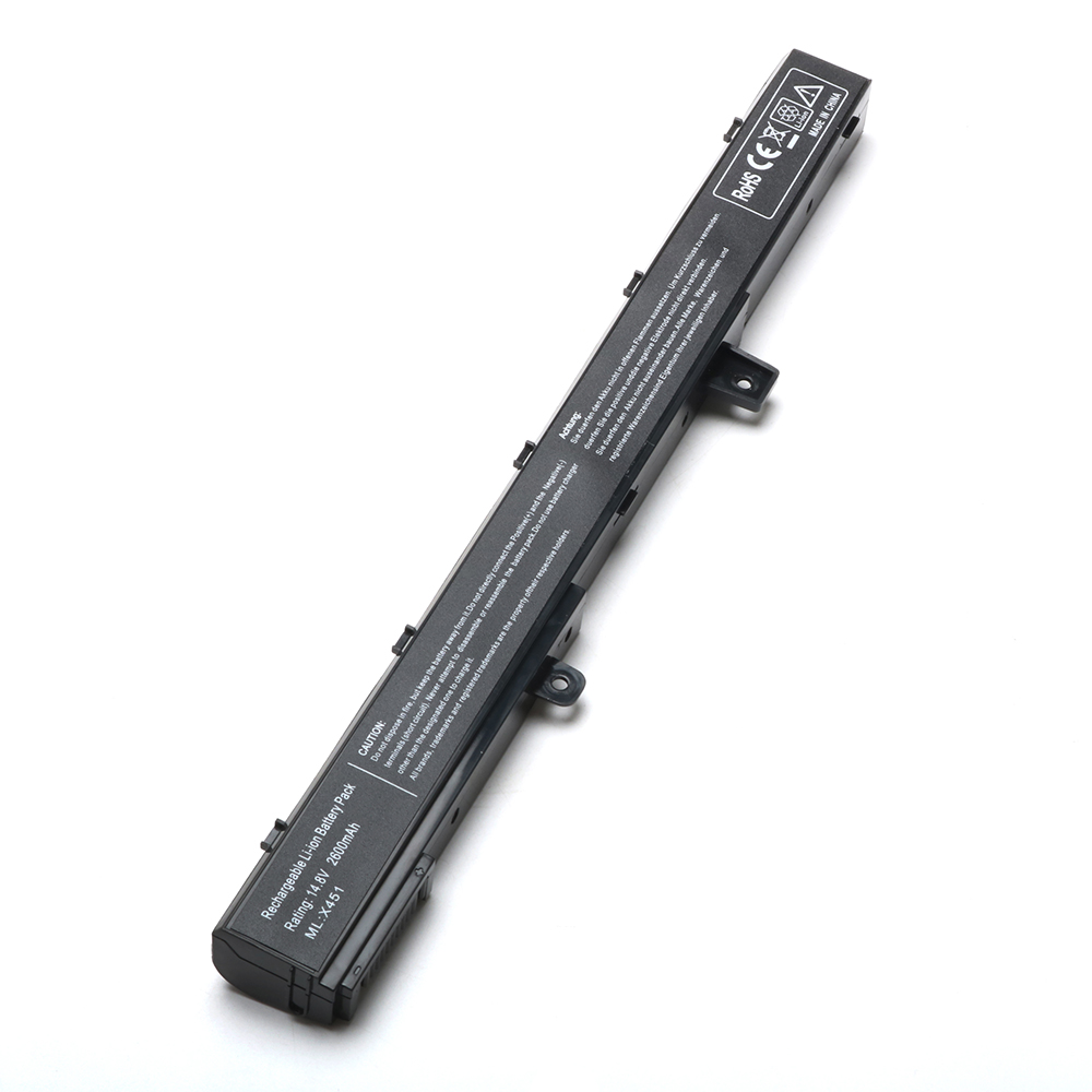 Аккумулятор для ноутбука ASUS X451 X551 X451C, 2600 мАч, 14,8 в, 38 Вт/ч, A41N1308 A31N1319