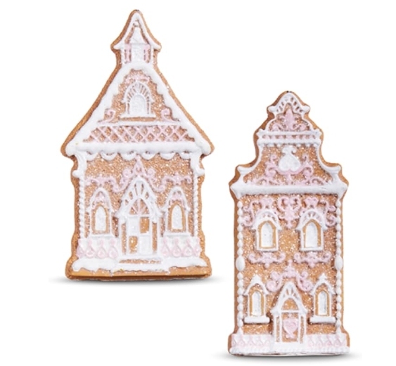 Resin gorgeous delicate icing gingerbread Christmas ornaments