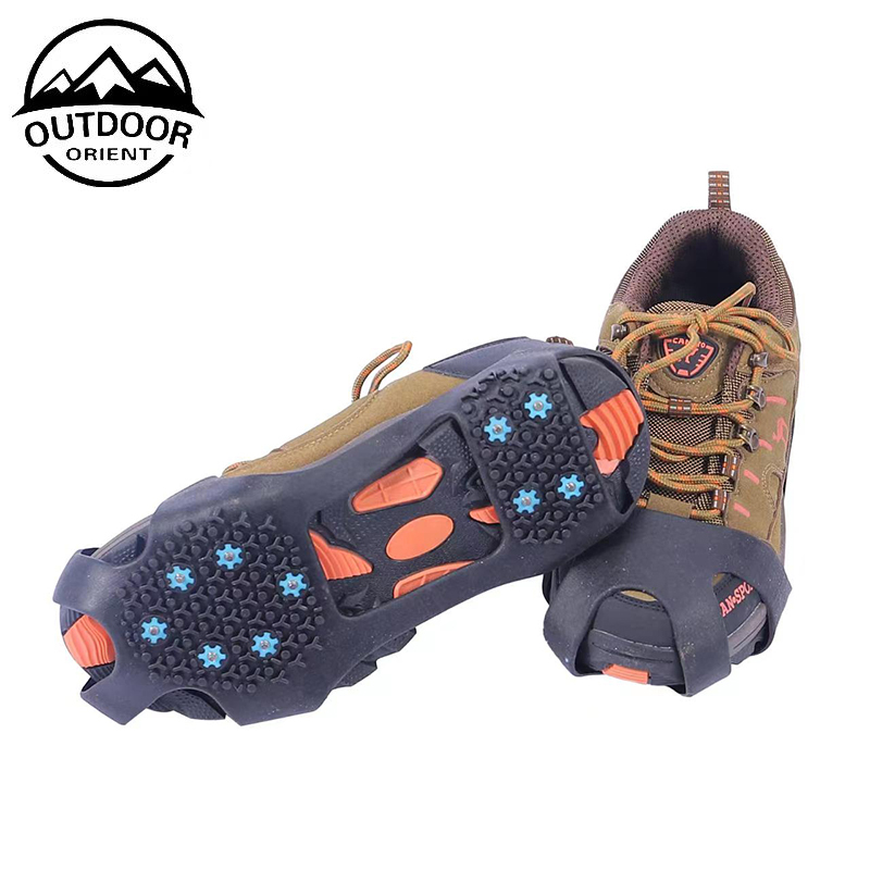 Outdoor Sports Hiking Boots Super sell-Outdoor Hiking Climbing Anti Skid Crampons Winter Walk Ice Fishing Snowshoes
