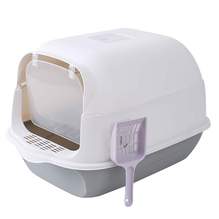High Quality Cheap Custom Enclosed Cat Litter Box Extra Large Space Bottom Antiskid Cat Litter Box