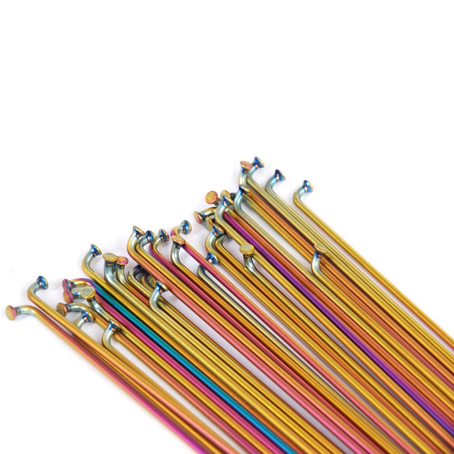 China flat rainbow bike titanium spoke