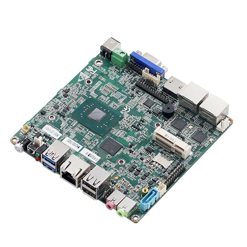 cheap small nano nuc motherboard for thin client support dual lan firewall pfsense server with N4200 processor